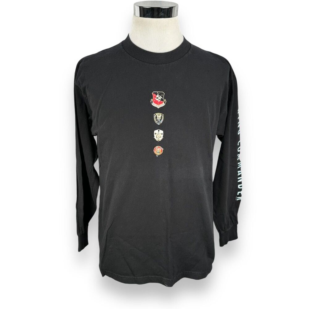 Vintage Wing Commander Promo T-Shirt Men’s Large Black Long Sleeve 1999 Cotton